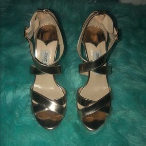 Rose gold jimmy choo pumps size 8